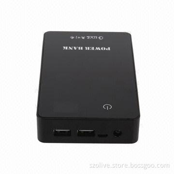 Portable power bank, 11,000mAh, touchscreen